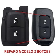Capa Botão Borracha Chave 2 Botões Kwid Duster Sandero Logan - Reparo e Proteção - imagem 4