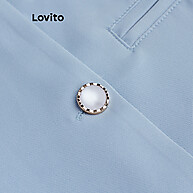 Blazer Casual Lovito para Mulheres: Estilo e Conforto com Botões - imagem 2
