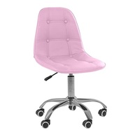 Cadeira Base Giratória Office Eiffel Botonê Rosa - Conforto e Estilo para seu Espaço - imagem 2