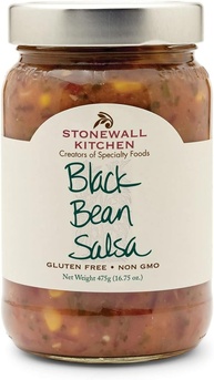 Stonewall Kitchen Black Bean Salsa, 16-Ounce Bottle (Pack of 3) - imagem 1