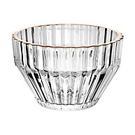Bowl com Fio de Ouro Império – Elegância em Cristal - imagem 1