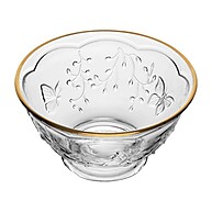 Bowl Lyor New Butterfly: Elegância em Cristal com Fio de Ouro - imagem 1