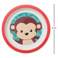 Kit Refeição Infantil Buba Animal Fun - Prato Raso + Bowl Macaco - imagem 3