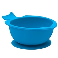 Bowl de Silicone com Ventosa Azul - Seguro, Prático e Ideal para Bebês - imagem 2