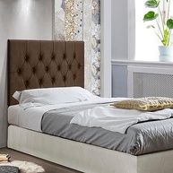 Cabeceira Capitonê para Cama Box Solteiro 90x56cm - Estilo Moderno em Suede - imagem 3