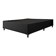 Box Casal Suede Preto 1,38m: Conforto e Estilo - imagem 1