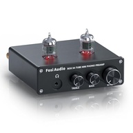 Fosi Audio Box X4: Pré-amplificador Phono Valvulado com Tubos JAN 5654W para Toca-Discos MM - imagem 2