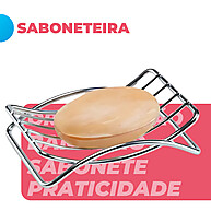 Saboneteira Cromada Arthi – Elegância e Durabilidade no Box - imagem 2