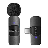 Boya BY-V10: Microfone Lapela Sem Fio para Seu Conteúdo - imagem 1