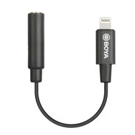 Adaptador BOYA BY-K3: Microfone TRRS para iPhone Lightning MFi - Som Profissional! - imagem 1