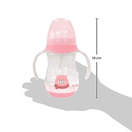 Copo com Alça Ursinho Buba Rosa 250ml - Seguro, Ergonômico e Livre de BPA - imagem 3