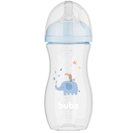 Mamadeira Easy Flow Elefante Azul 330ml - Sistema Anticólico BPA Free - imagem 1