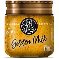 Golden Milk BR Spices: Curcuma e Bem-Estar 100g - imagem 1