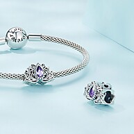 Pingente Bamoer S925: Elegância Floral para Seu Bracelete - imagem 2