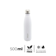 Garrafa Térmica Aço Inox 500ml - Isolamento Duplo Wolff Ice Branca - imagem 3