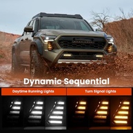 Luzes de LED DRL para Toyota Tacoma 2024-2025: Seta Âmbar e Neblina Branca (Kit com 2) - imagem 4