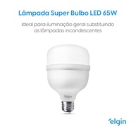 Ilumine com Potência: Lâmpada LED Super Bulbo Elgin 65W Branca Fria (6500K) Bivolt - imagem 3