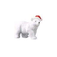 Estatueta de Urso Polar em Resina Branca - Decoração DIY e Miniaturas para Mesa e Jardim - imagem 2
