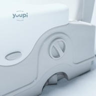 Cadeira de Alimentação Portátil Yuupi Cinza e Branca - Segurança e Conforto para Bebês - imagem 5
