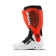 Bota Motocross Articulada Jett Hi-Vis Branca/Vermelha - Segurança e Performance Superior - imagem 3