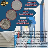Pano de Chão Branco Grande Grosso 45x65 - Kit com 10 Unidades para Limpeza Pesada - imagem 4