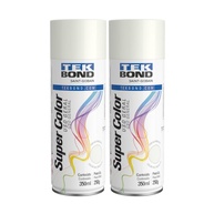 Kit 2 Tintas Spray Branco Fosco Aerossol TekBond Uso Geral 350ml/250g - imagem 1