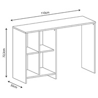 Escrivaninha com 4 Nichos Matrix Branco - Organize seu Espaço com Estilo - imagem 4
