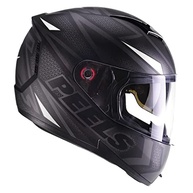 Capacete Moto Peels Icon Fast Preto Fosco Branco - Segurança e Estilo para Sua Pilotagem - imagem 3
