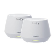 Conjunto de Roteador Sem Fio WI-FI 6 Twibi Force AX Branco Intelbras - imagem 1