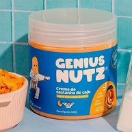 Genius Nutz, Creme De Castanha de Caju Sabor Chocolate Branco, Zero Açúcar, Sem Glúten, Proteico Low Carb, 100% Natural (200g ou 500g). (500g) - imagem 2