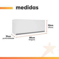 Armário de Geladeira Batrol Top Class Branco - imagem 2
