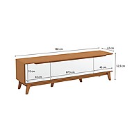 Rack Kappesberg 180cm: Canela e Branco! - imagem 2