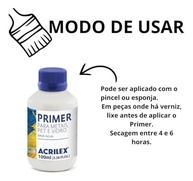Kit 2 Primers Acrilex para Metais, PET e Vidro Branco 100ml: Aderência e Proteção Imbatíveis! - imagem 5