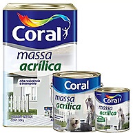 Massa Acrílica Coral 1,5kg: Paredes Perfeitas em Branco - imagem 2
