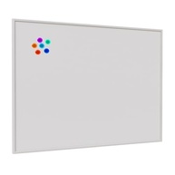 Quadro Branco Aço Magnético com Moldura Fit Branco STALO 40x30 - Superfície Premium para Escrever e Organizar - imagem 2