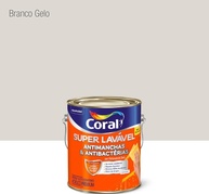 Coral Super Lavável Antimanchas e Antibactérias Branco Gelo 3,6L - Proteção Total para Ambientes Internos - imagem 3