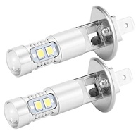 Lâmpadas de Neblina H1 LED 6000K Branco 1600lm: Iluminação 360° Plug & Play para Seu Carro - imagem 3