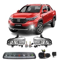 Kit Farol de Milha Super LED Branco para Fiat Strada Endurance (2020-2025) - imagem 2