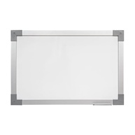 Quadro Branco com Moldura em MDF Revestido Alumínio Soft Prime STALO 180x90 - Superfície Brilhante e Design Moderno - imagem 1