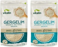 Kit 2 Gergelim Vitalin: Branco Descascado, Branco Natural - imagem 1