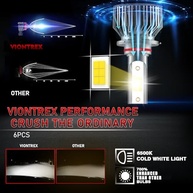 Kit Lâmpadas LED Farol Alto/Baixo e Neblina para Acura MDX 2007-2013 - Branco 6500K IP68 - imagem 3