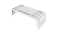 Suporte para Monitor e Notebook Prime Branco Maxcril - Organize sua Mesa com Estilo - imagem 4