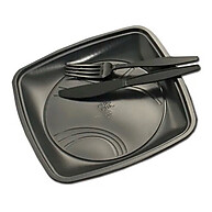 Kit Churrasco 10~50 Unidades – Prático, Preto ou Branco - imagem 2