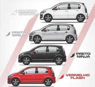 Caneta Micro Retoque para carros - 2 em 1. 20ml - cores (Branco Cristal VW) - imagem 4