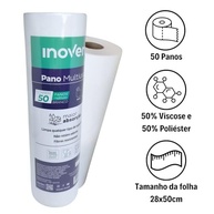 Pano Multiuso Bobina Perfex 28cm x 25m Branco – 3 Rolos | Ideal para Limpeza e Reutilização - imagem 4