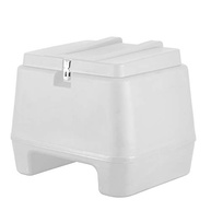 Baú Plástico Pro Tork 80L Branco: Segurança e Praticidade para Sua Moto - imagem 4