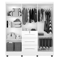Guarda Roupa Casal 6 Portas Tokio Branco - imagem 2