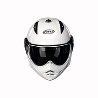 Capacete Peels Mirage Classic Aberto Moto Branco/Grafite - Estilo e Segurança - imagem 3
