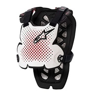 Protetor de Peito Alpinestars A-1 Branco/Preto/Vermelho - Proteção e Liberdade na Pista - imagem 2