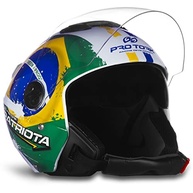 Capacete Aberto Pro Tork New Atomic Patriota Branco/Verde - Segurança e Estilo para Você! - imagem 5